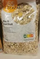 Mängden socker i Muesli Dried Fruit