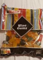 Mängden socker i Wine gums