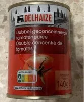 Mängden socker i Double concentré de tomates
