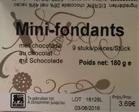 Mängden socker i Mini Fondants