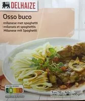 Mängden socker i Osso buco milanais et spaghetti