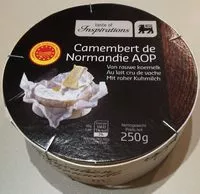 Mängden socker i Camembert de Normandie AOP (20,2% MG)