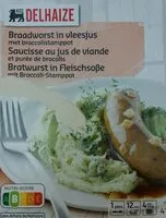 Mängden socker i Saucisse au jus de viande
