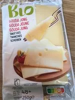 Mängden socker i Gouda jeune - Tranches