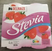 Mängden socker i Yaourth fraise stevia