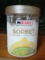 Mängden socker i Sorbet pur fruit - Citron & Citron vert