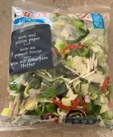 Mängden socker i Wokgroenten met chilipeper