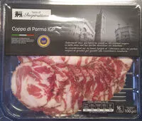 Mängden socker i Coppa di Parma IGP