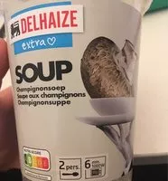 Mängden socker i Soupe aux champignons