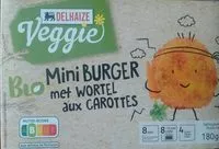 Mängden socker i Mini burger aux carottes