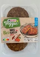 Mängden socker i Nasi Burger spicy
