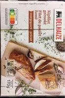 Mängden socker i Filet de poulet fume