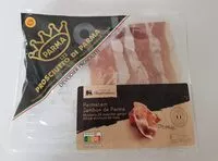 Mängden socker i Prosciutto di parma