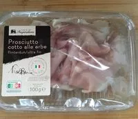 Mängden socker i Prosciutto cotto alle erbe