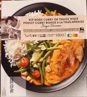 Mängden socker i Poulet curry rouge à la Thaïlandaise