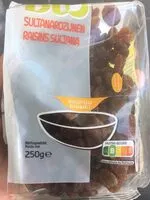 Mängden socker i raisins sultana