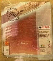 Mängden socker i Prosciutto di san daniele dop