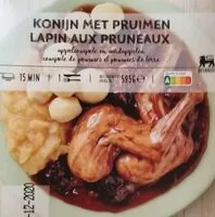 Mängden socker i Lapin aux pruneaux compote de pommes et pommes de terre