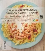 Mängden socker i Saumon sauce homard tagliatelles et tomates