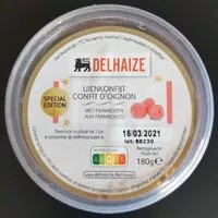 Mängden socker i Confit d'oignon aux framboises