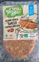 Mängden socker i Quinoa bonen burger