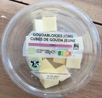 Mängden socker i Cubes de gouda jeune
