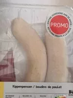 Mängden socker i Boudins de poulet