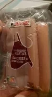 Mängden socker i Saucisses de strasbourg