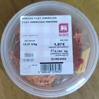 Mängden socker i Filet américain préparé