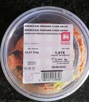 Mängden socker i Americain preparé fines herbes