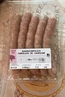 Mängden socker i Chipolata de campagne