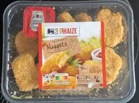 Mängden socker i Nuggets de poulet