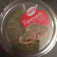 Mängden socker i Cora Tapenade olives vertes
