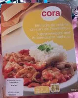 Mängden socker i Emincés de volaille,saveur de provense,riz