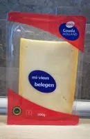 Mängden socker i Gouda Hollande mi-vieux