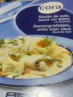 Mängden socker i Roulés de sole sauce vin blanc riz basmati