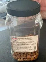 Mängden socker i Amandes décortiquées
