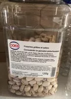 Mängden socker i Pistaches grillées et sallées