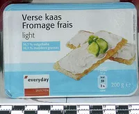Mängden socker i Fromage frais light (16,7% MG)