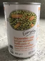 Mängden socker i Petits pois et jeunes carottes
