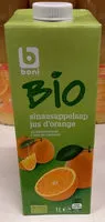 Mängden socker i Boni Bio jus d'orange