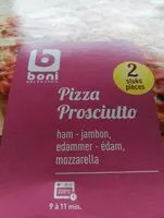 Mängden socker i Pizza prosciutto