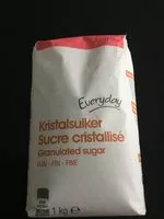 Mängden socker i Granulated sugar