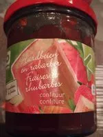 Mängden socker i Confiture fraises et rhubarbes