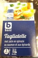 Mängden socker i Tagliatelle au saumon et epinard