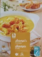 Mängden socker i Scampis au curry