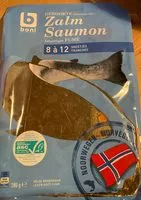 Mängden socker i Zalm saumon atlantique fume