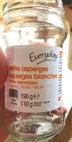 Mängden socker i Asperges blanches