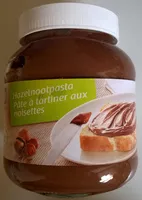 Mängden socker i Pâte à tartiner aux noisette