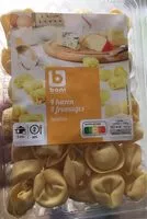 Mängden socker i Tortellini 4 fromages